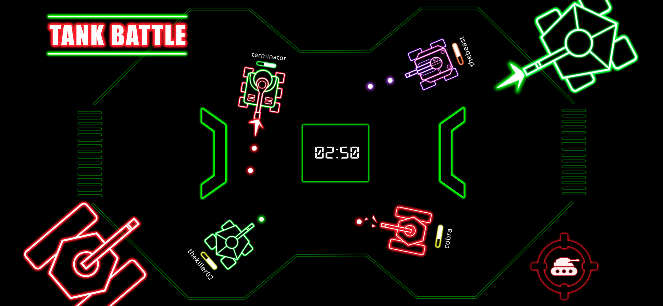 Tank battle io multiplayer