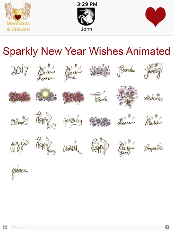 Screenshot #4 pour Sparkly New Year Wish Animated