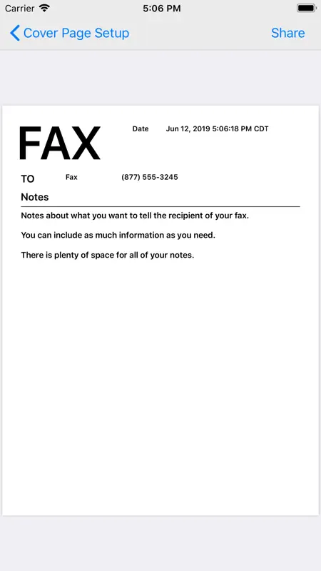 FaxCover - Fax Cover Sheet screenshot 5 of 8