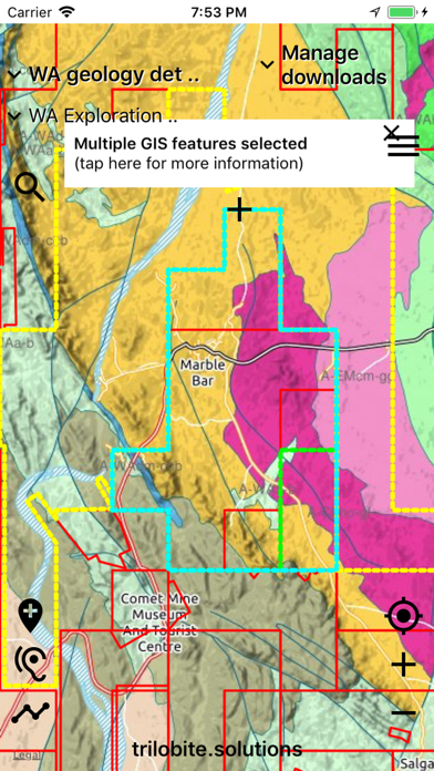 Australian Geology Travel Maps Screenshot