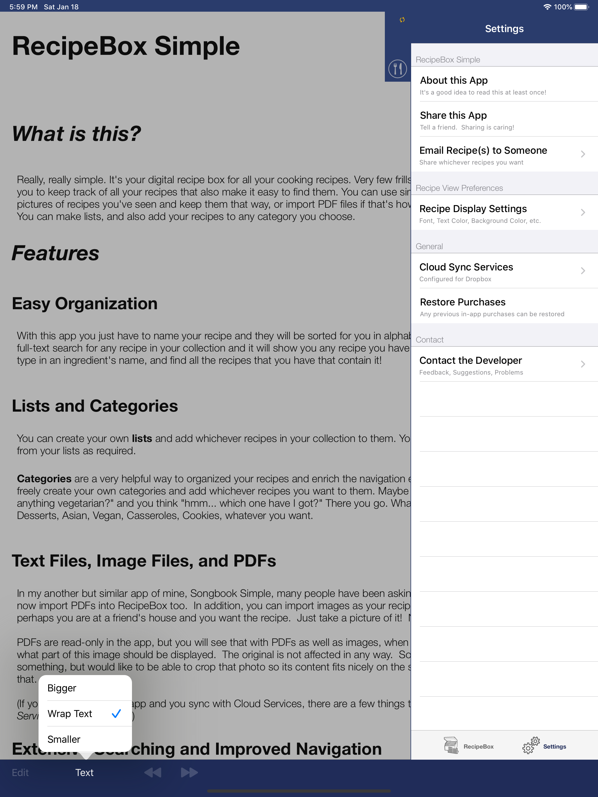 RecipeBox Simple screenshot 6
