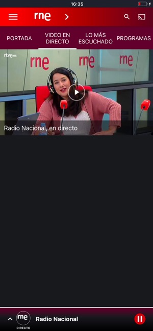 Radio Nacional de España en App Store