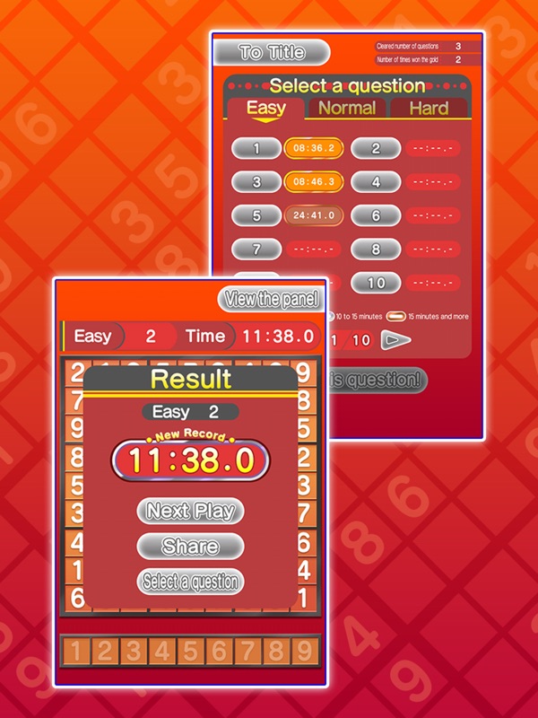 Basic NumberPlace Red screenshot 8