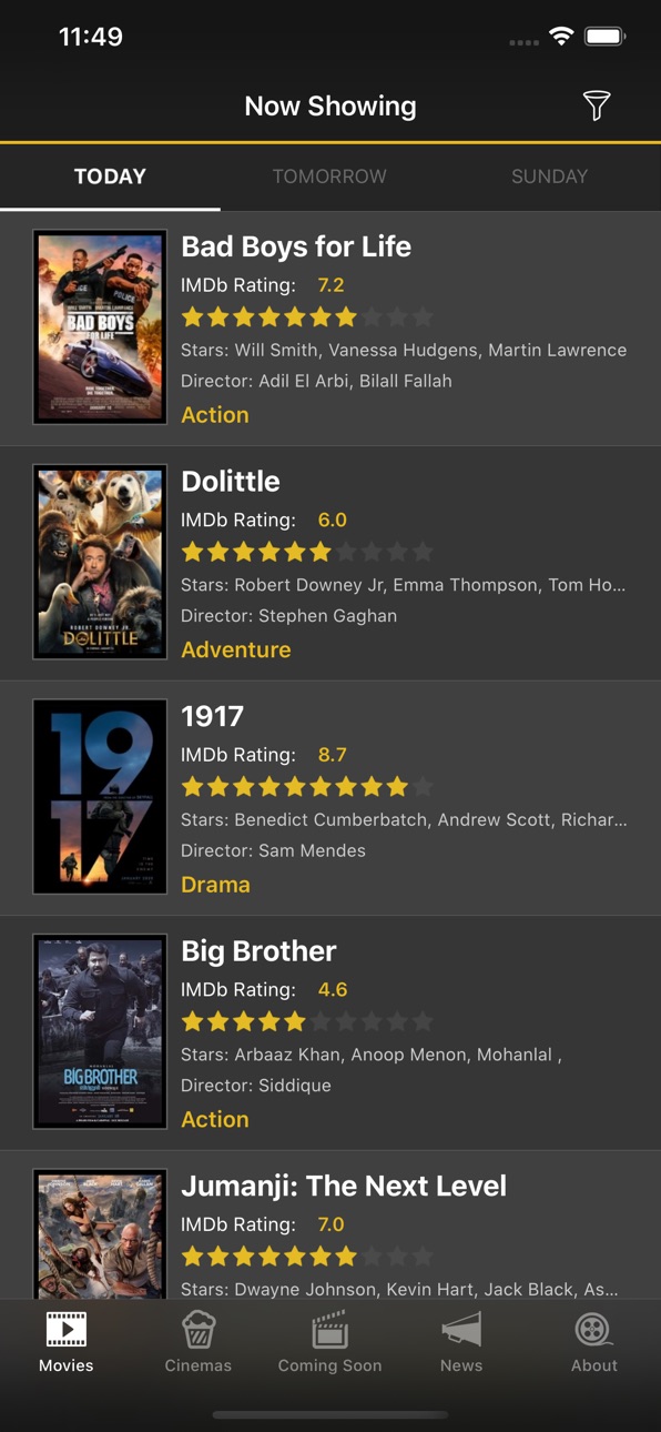 iPhone screenshot