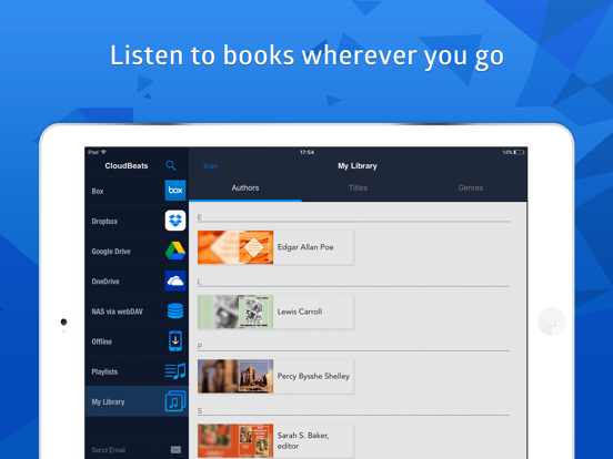 Screenshot #4 pour CloudBeats: audio book player