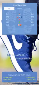 Feet Meter  measure shoe size screenshot #2 for iPhone