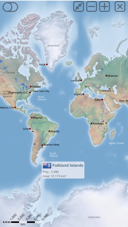 World atlas & world map MxGeo