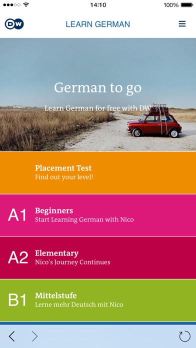 DW Learn German Screenshot