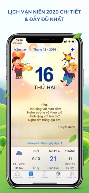 Lịch Vạn Niên 2020 - 2021(圖1)-速報App