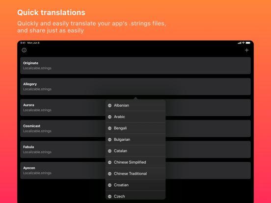 Screenshot #4 pour Locale: App Translations