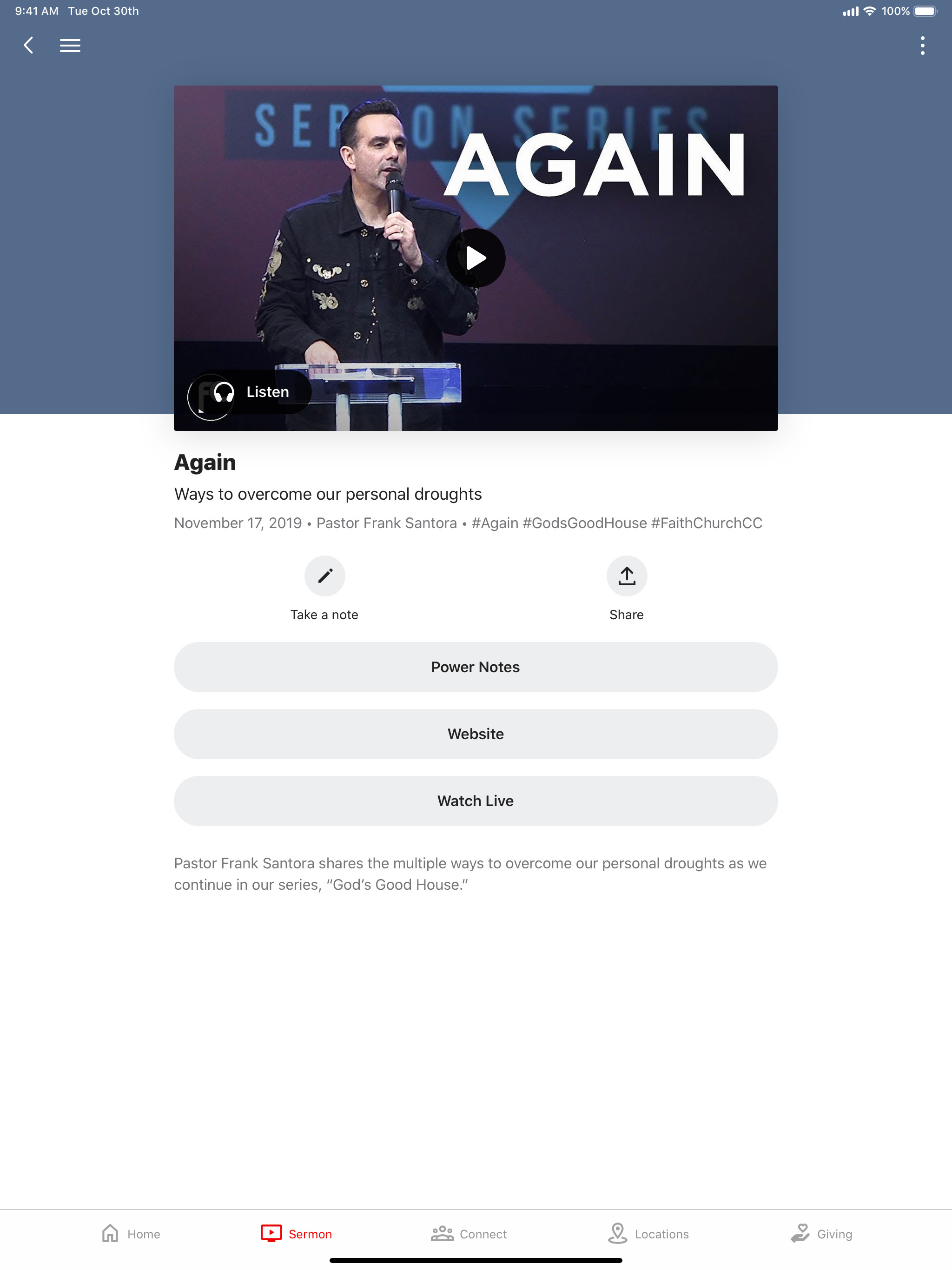 @FaithChurchCC screenshot 6