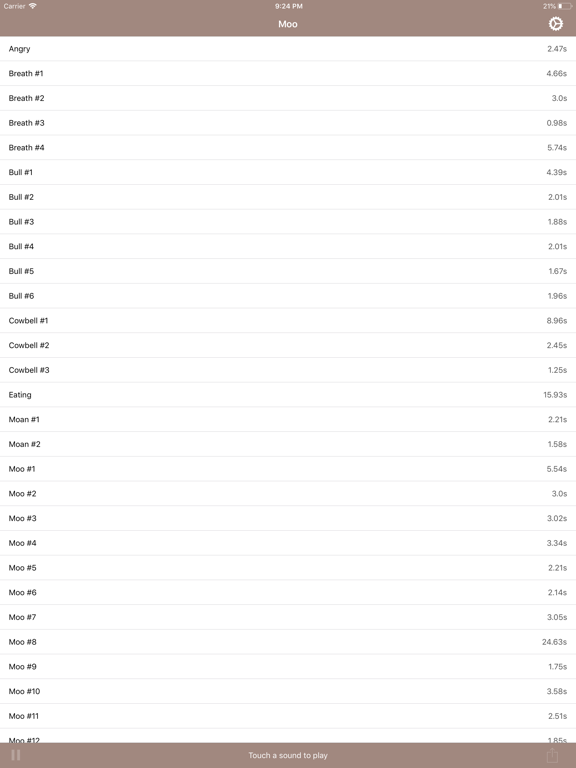 Moo - Cow Sounds iPad screenshot 1 - Entertainment app