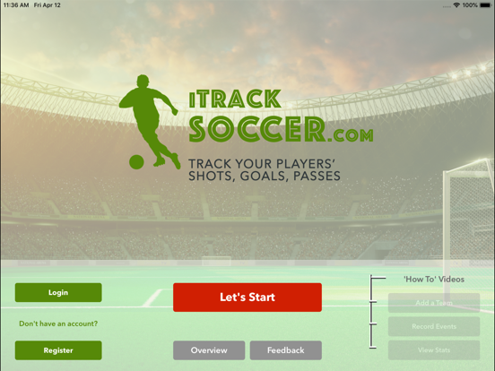 iTrackSoccer - Soccer Stats iPad screenshot