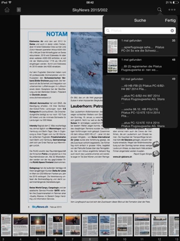 SkyNews.ch iPad screenshot 2