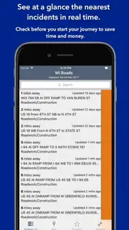 wisconsin state roads iphone screenshot 3