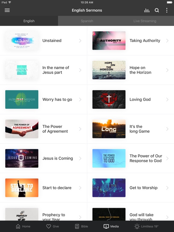 MaranathaUSA iPad screenshot 2 - Education app