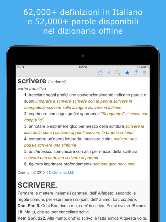 Screenshot #4 pour Dizionario Italiano e Sinonimi