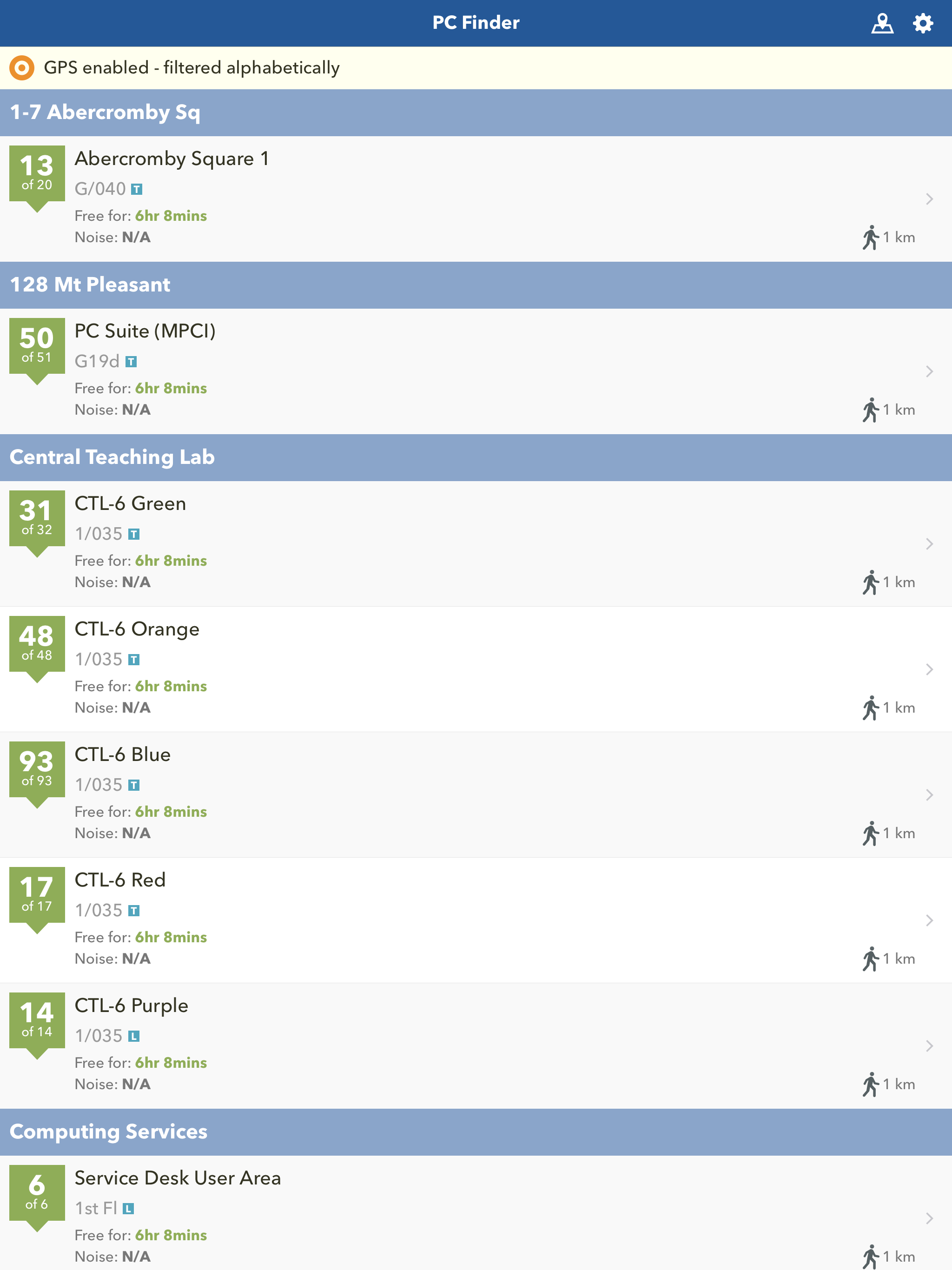 UoL PC Finder screenshot 5