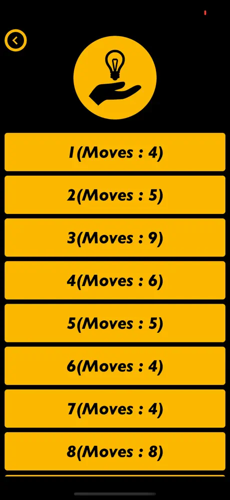 Light Up Bulb Puzzle Game