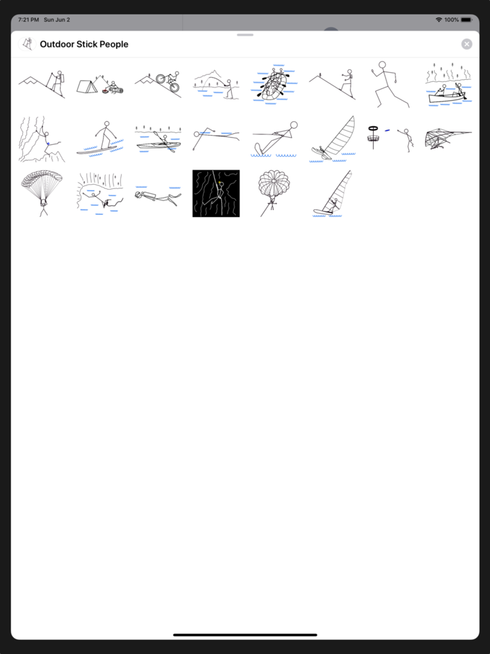 Outdoor Stick People