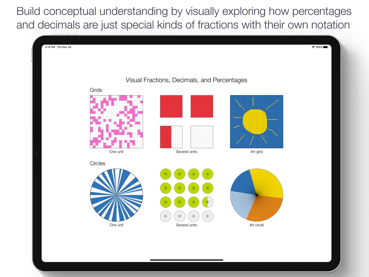 Screenshot #4 pour Fractions Decimals Percentages