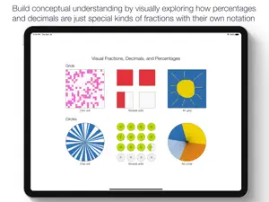 Fractions Decimals Percentages screenshot #1 for iPad