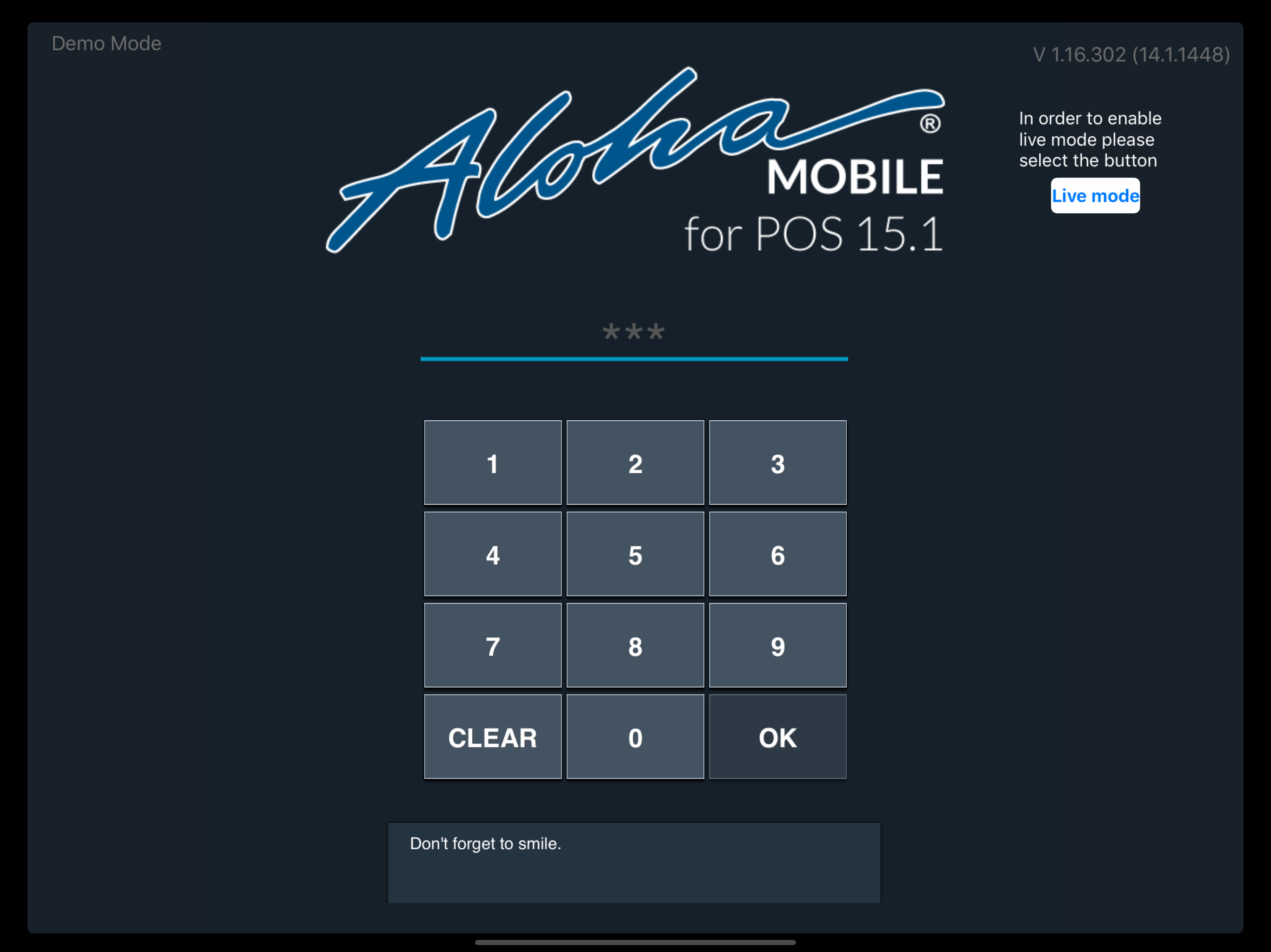 NCR Aloha Mobile 16.1