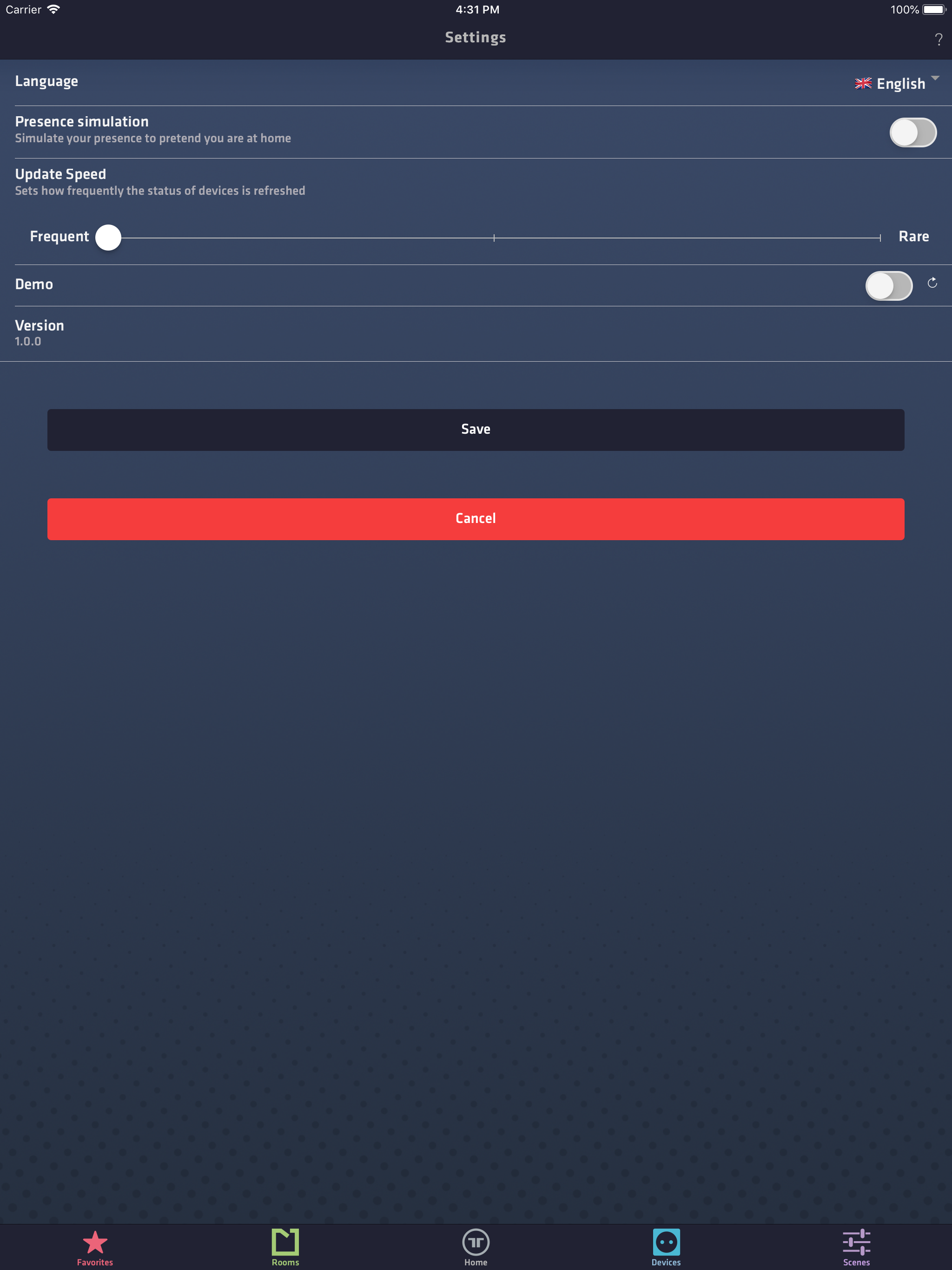 Button Smarthomes