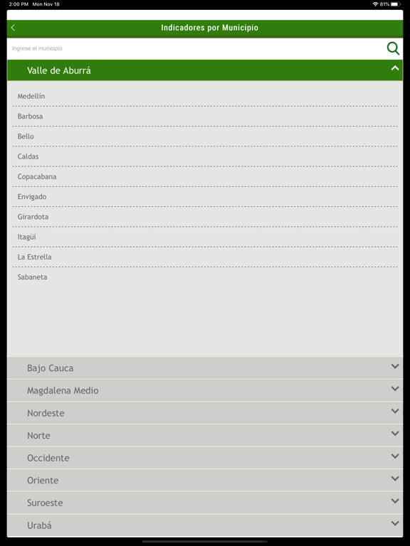 Screenshot #6 pour Indicadores Antioquia