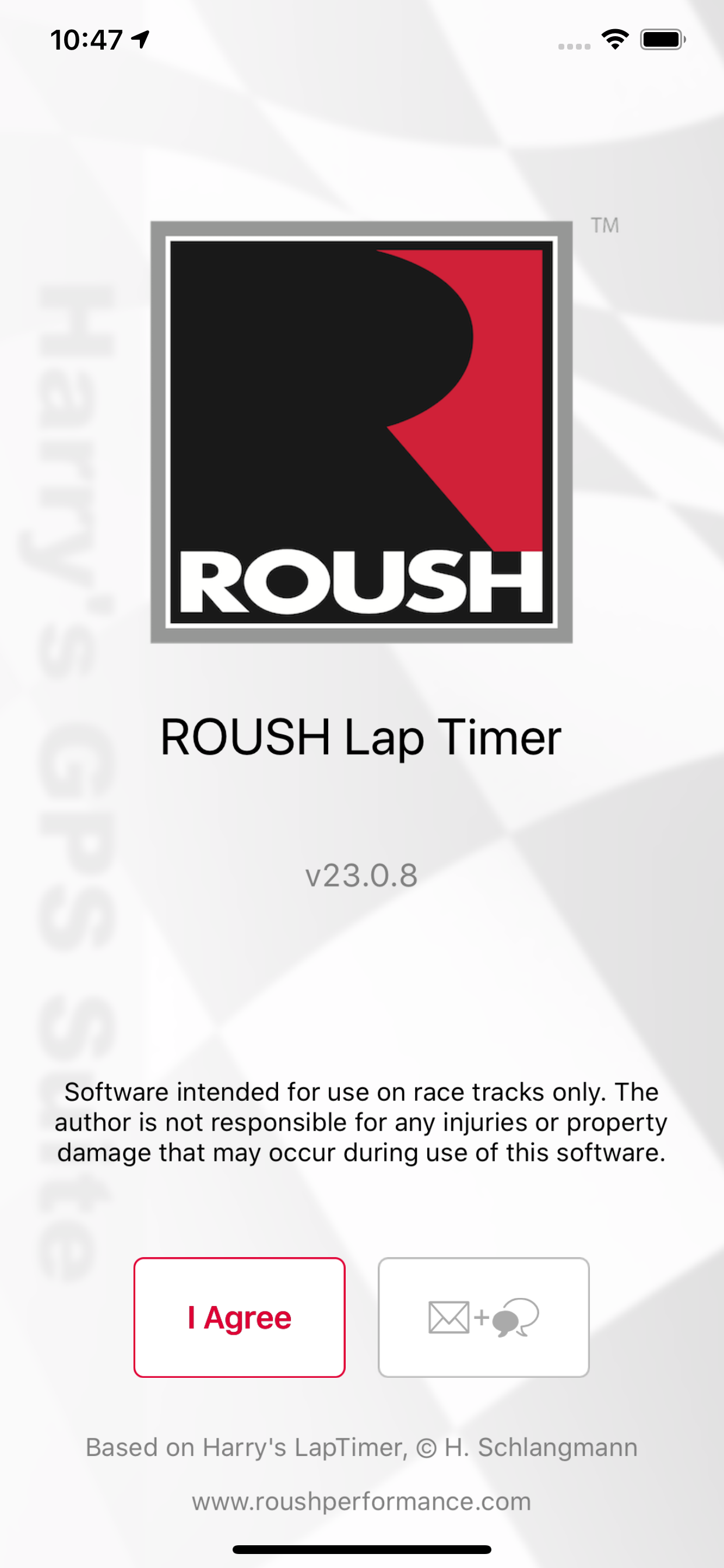 ROUSH Lap Timer