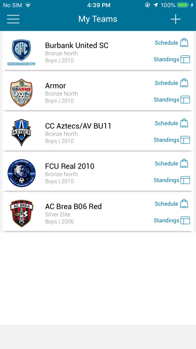 CSL Coast Soccer League Screenshot