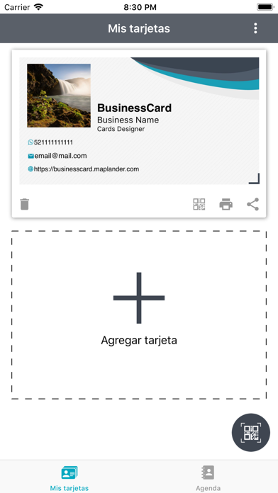 BusinessCard Screenshot