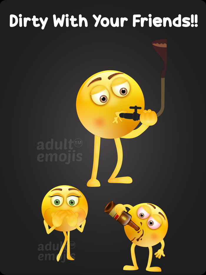 Dirty Emoji Sticker Keyboard