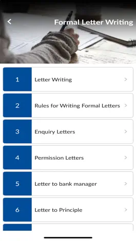 Game screenshot English Letter Writing Guide apk