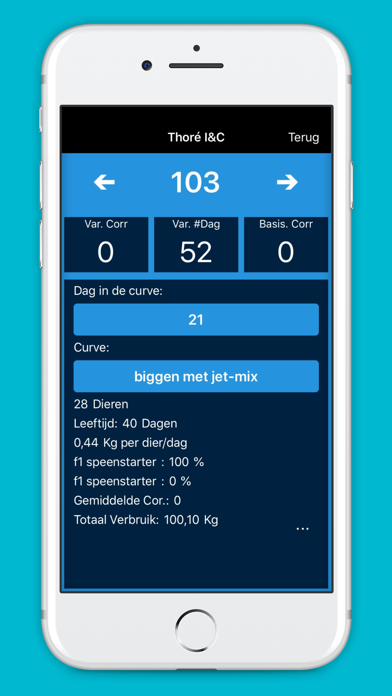 Screenshot #1 pour Thore Voederprogramma
