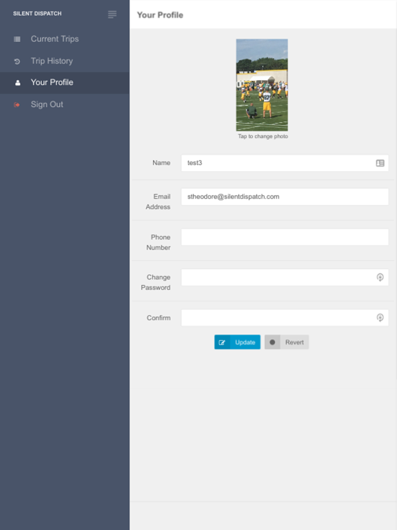 SilentDispatch Driver iPad screenshot 3 - Travel app