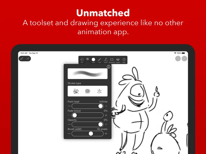 Captura de pantalla de Animation Creator HD Express en iPhone 3