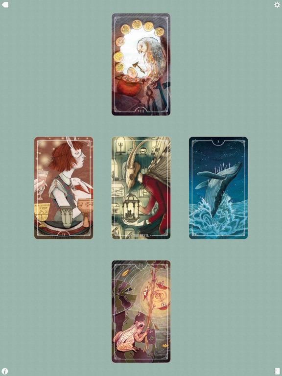 Ostara Tarot iPad screenshot 5 - Entertainment app