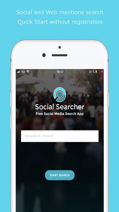 Screenshot #1 pour Social Searcher