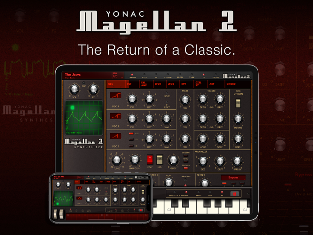 Captura de tela do Magellan Synthesizer 2