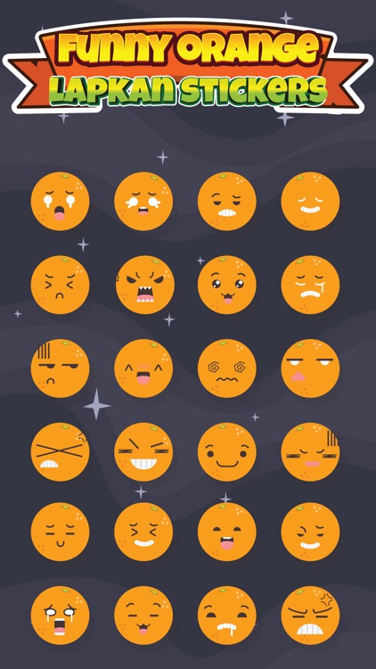 Sticker Me Funny Orange