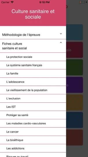 Capture d'écran de Prepa AS-AP sur iPhone 10
