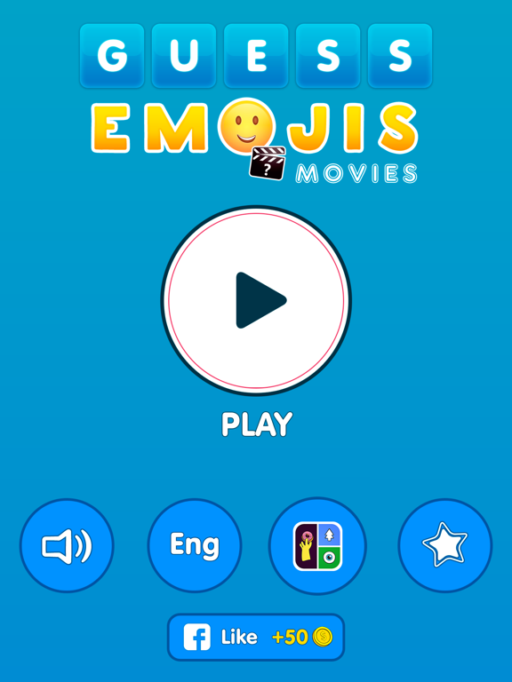 Guess Emojis. Movies iPad screenshot