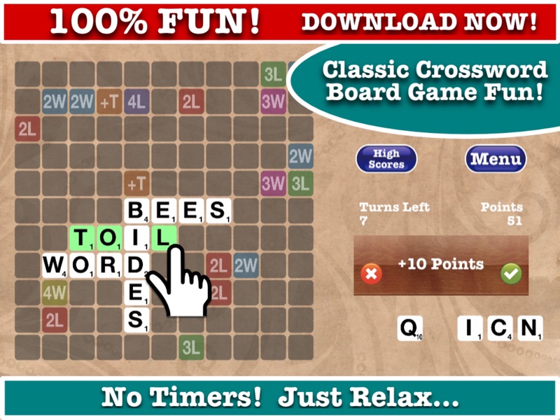 Q10 - Classic Crossword Game! screenshot 2