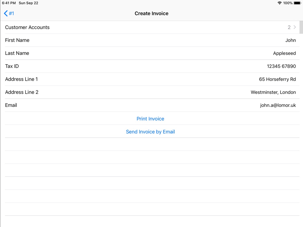 iPad screenshot