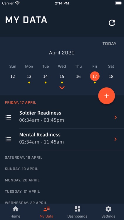 Smartabase Tactical Athlete