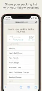 PackPoint Travel Packing List screenshot #5 for iPhone