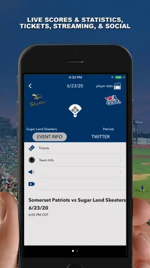 Somerset Patriots Baseball screenshot 2