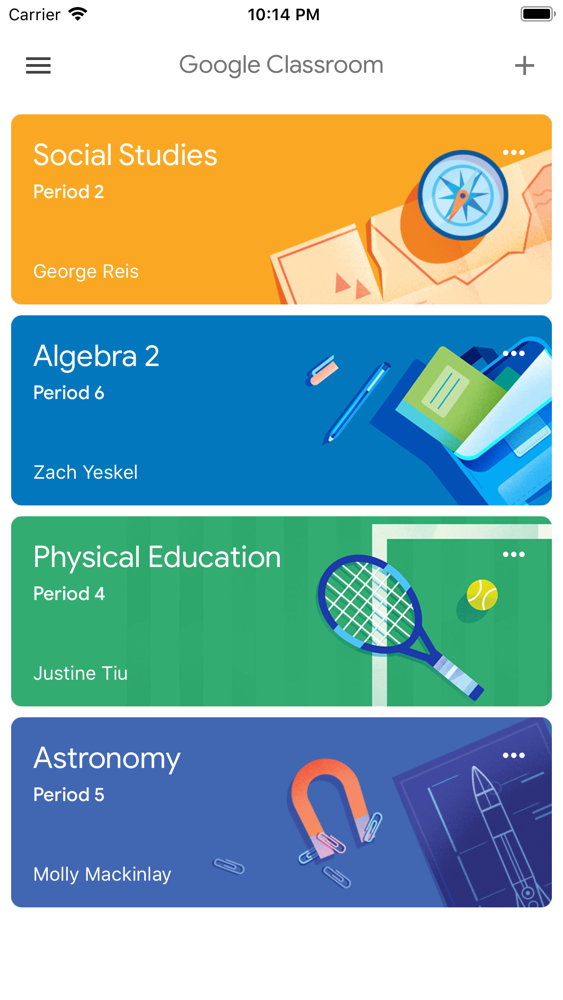 Google Classroom App for iPhone - Free Download Google Classroom for ...