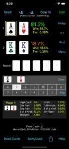 PokerCruncher - Preflop - Odds screenshot #1 for iPhone